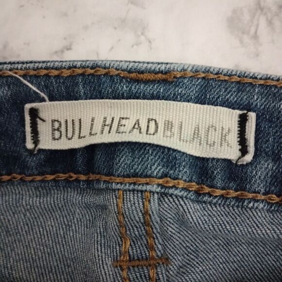 BullHead Black Denim Jeans Bootcut Size 5 Long - Picture 3 of 9